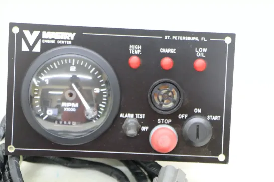 Picture of 4JH Engine Ignition Panel w/ 4K Tachometer and Alarms