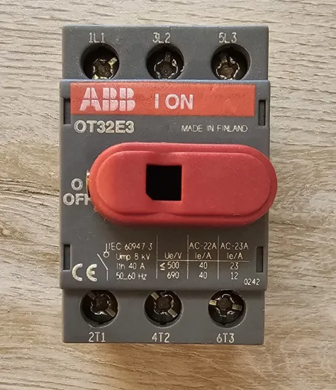 Picture of 3 Pole Disconnect Load Switch 40 A 600 VAC